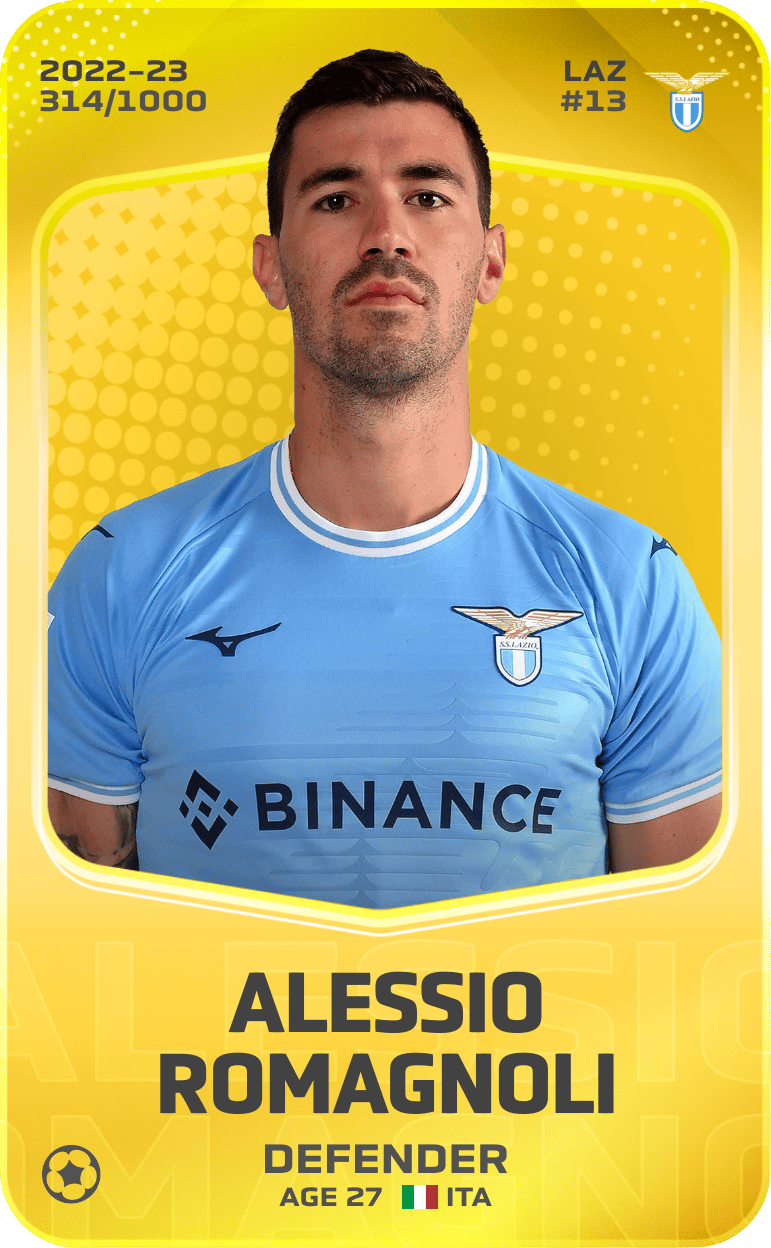 Alessio Romagnoli 2022-23 • Limited 314/1000