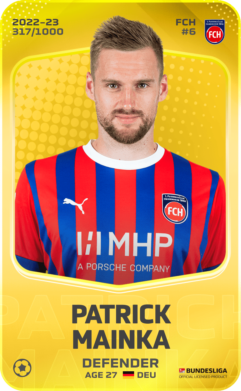 Patrick Mainka 2022-23 • Limited 317/1000