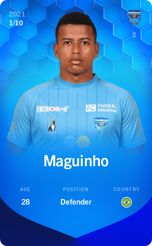 Sorare - Sorare Official - Maguinho 2021-22 • Super Rare 1/10 - NFT # 49894367482780570376933905548235537777701292739636087621293965784524078052213