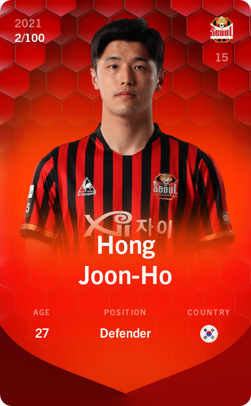 Sorare - Sorare Official - Hong Joon-Ho 2021-22 • Rare 2/100 - NFT # 48940634565730282000477442077611557596288836501057869530146529194281042026234