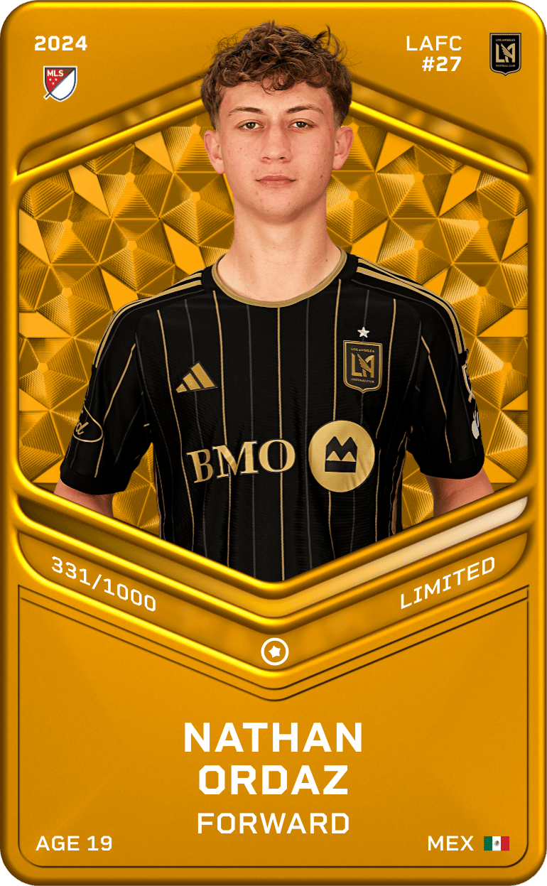 Nathan Ordaz 2024-25 • Limited 331/1000