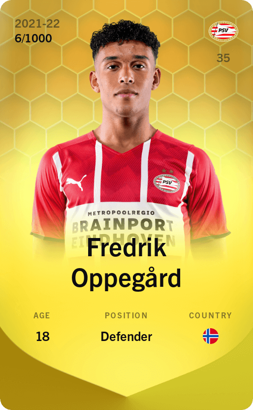 Fredrik Oppegård 2021-22 • Limited 6/1000