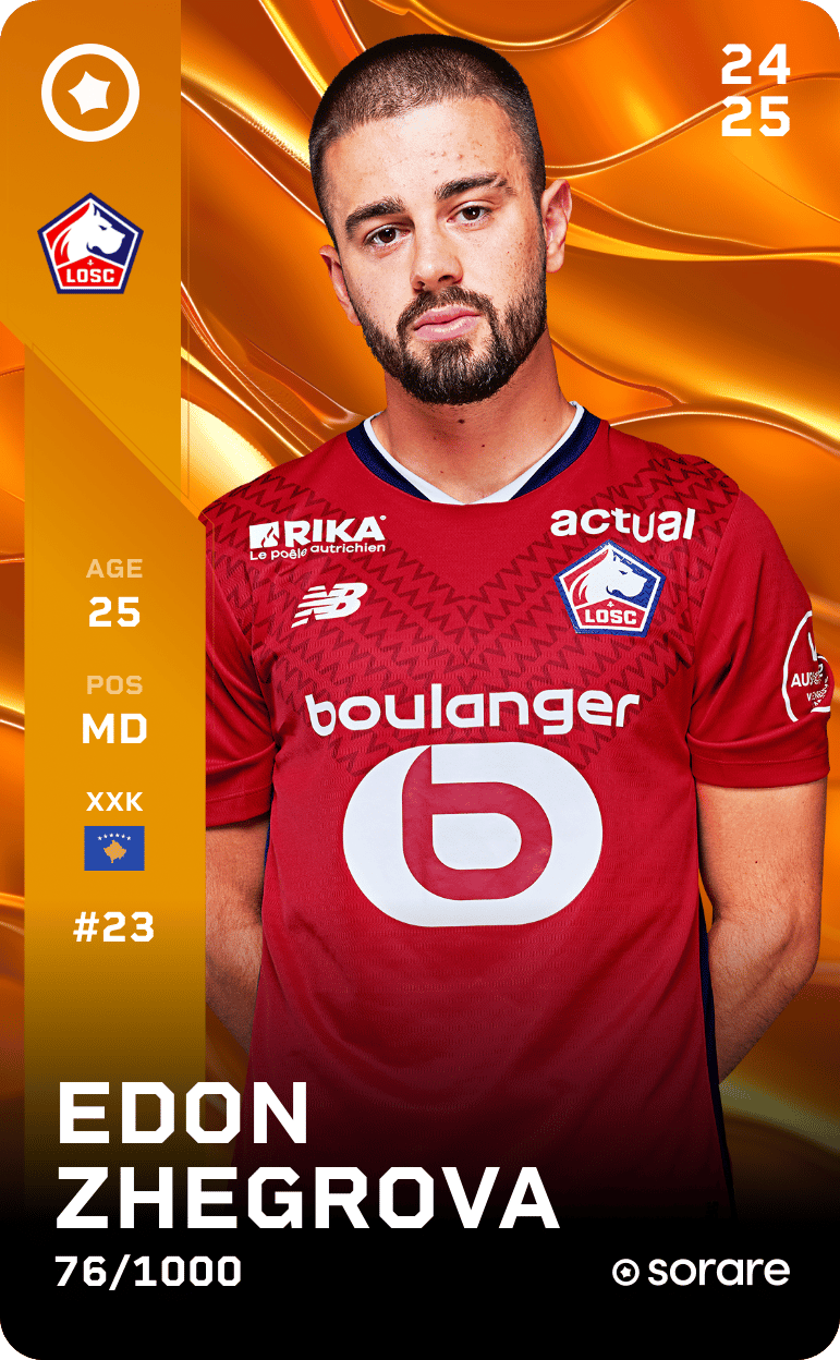 Edon Zhegrova 2024-25 • Limited 76/1000