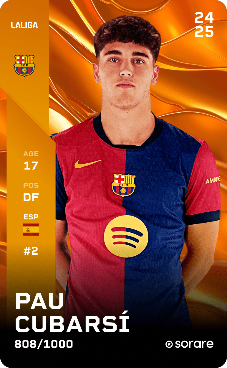 Pau Cubarsí - 選手プロフィール 25/26 | Transfermarkt