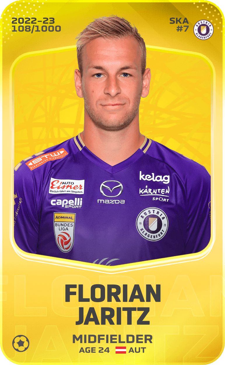 Florian Jaritz 2022-23 • Limited 108/1000