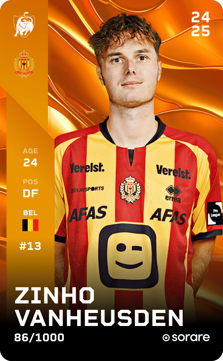 Zinho Vanheusden 2024-25 • Limited 86/1000