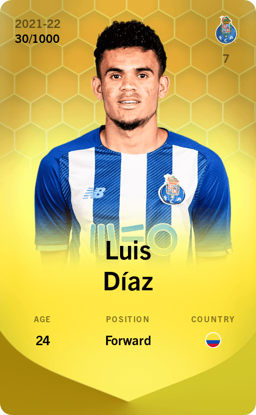 Luis Díaz 2021-22 • Limited 30/1000