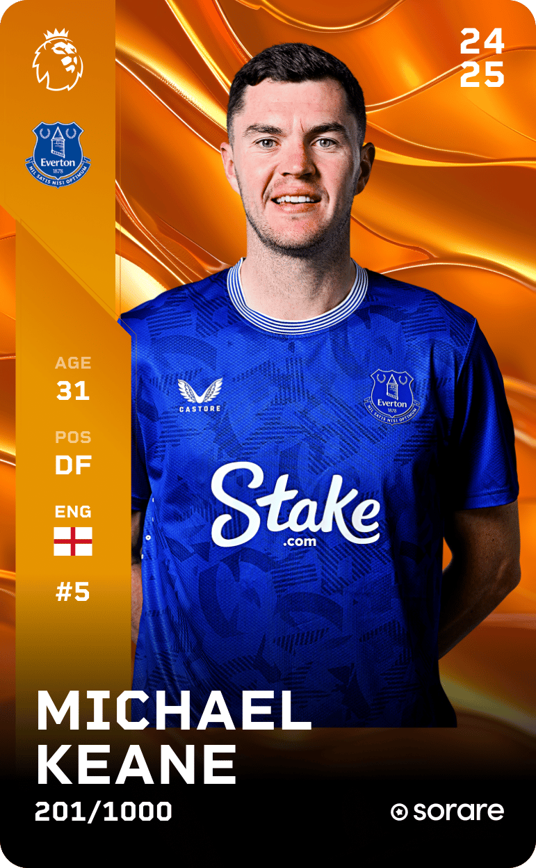 Michael Keane 2024-25 • Limited 201/1000