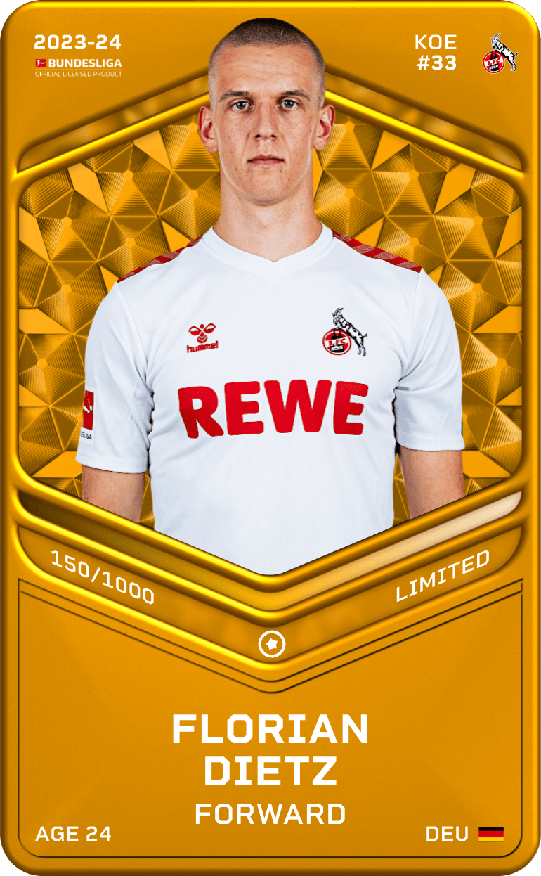 Florian Dietz 2023-24 • Limited 150/1000