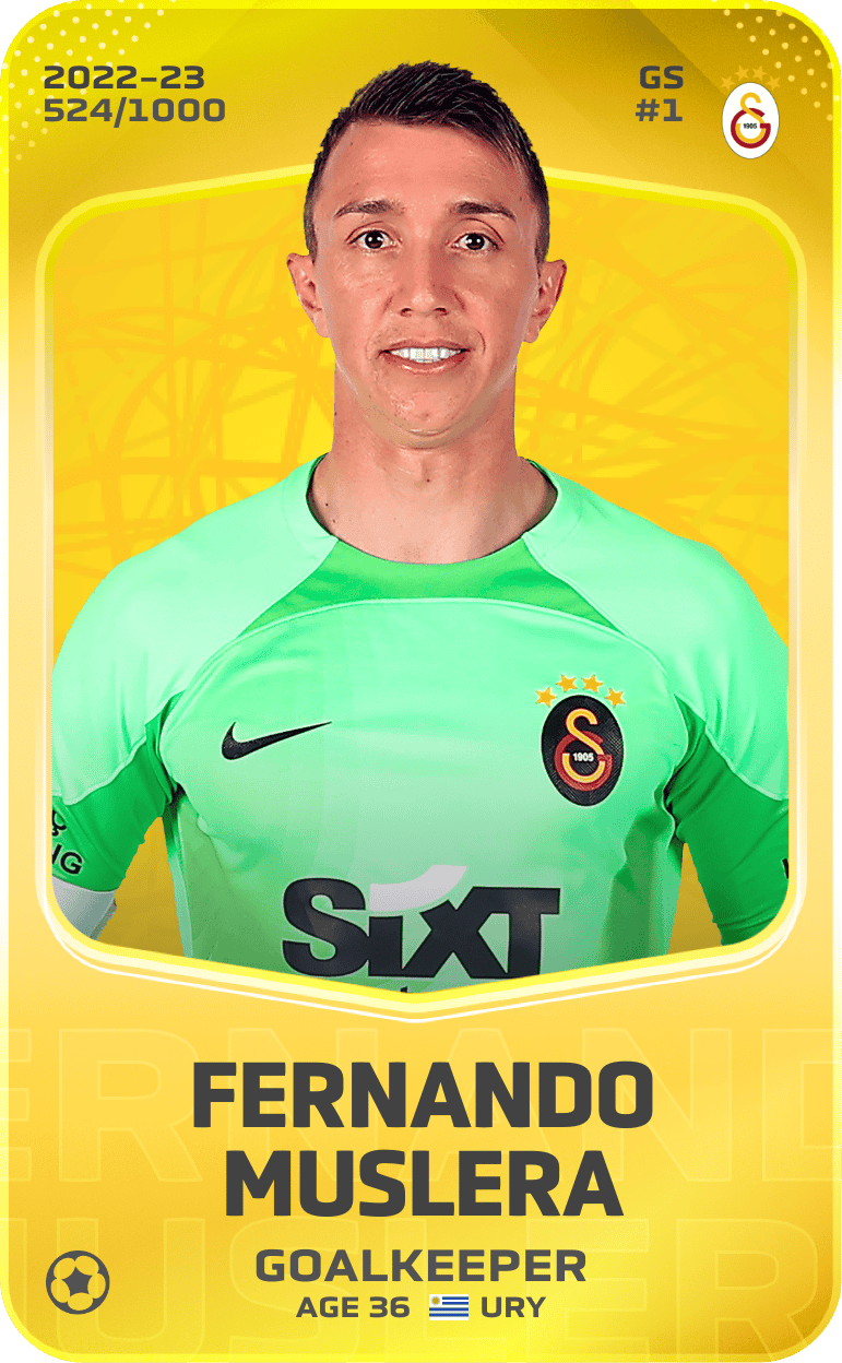 Fernando Muslera 2022-23 • Limited 524/1000