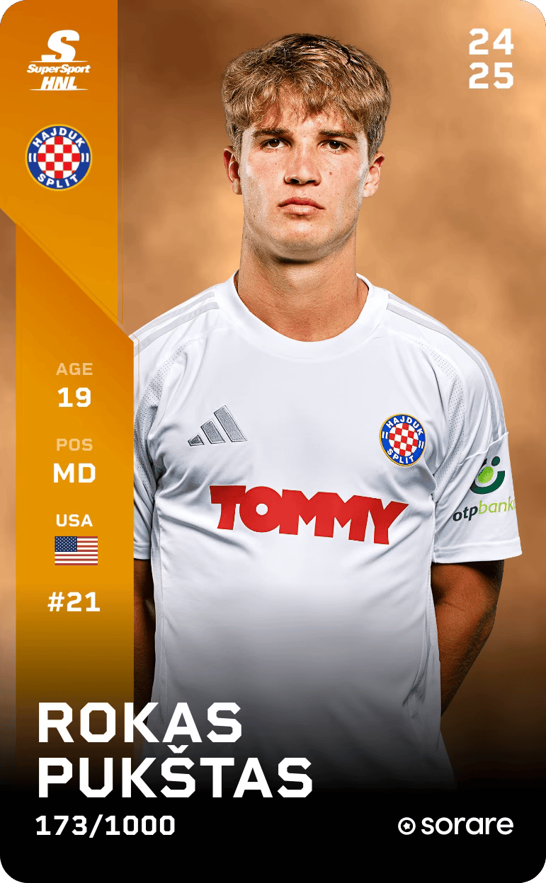 Rokas Pukštas 2024-25 • Limited 173/1000