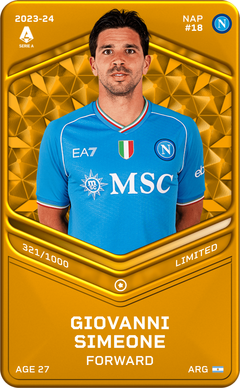 Giovanni Simeone 2023-24 • Limited 321/1000