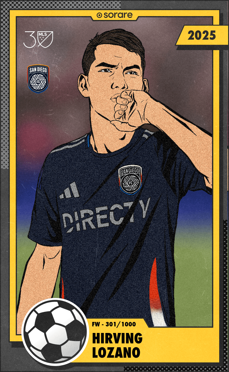 Hirving Lozano 2025-26 • Limited 301/1000
