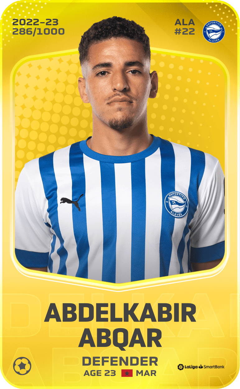 Abdelkabir Abqar 2022-23 • Limited 286/1000