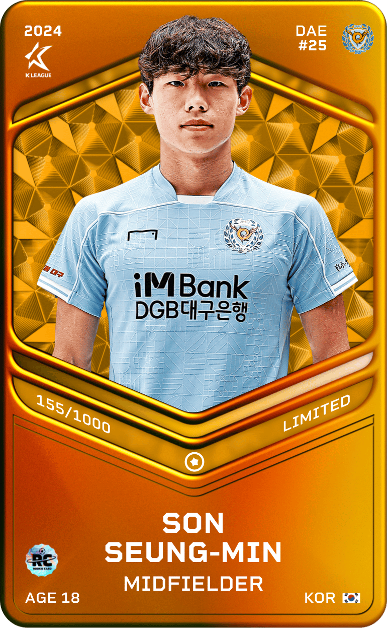Son Seung-Min 2024-25 • Limited 155/1000