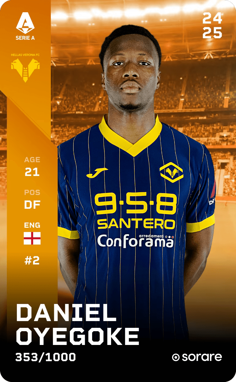 Daniel Oyegoke 2024-25 • Limited 353/1000
