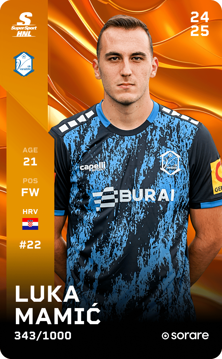 Luka Mamić 2024-25 • Limited 343/1000