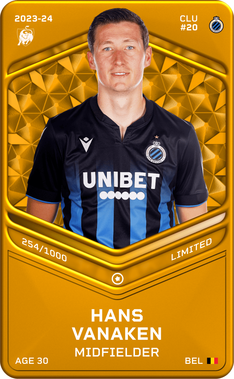 Hans Vanaken 2023-24 • Limited 254/1000