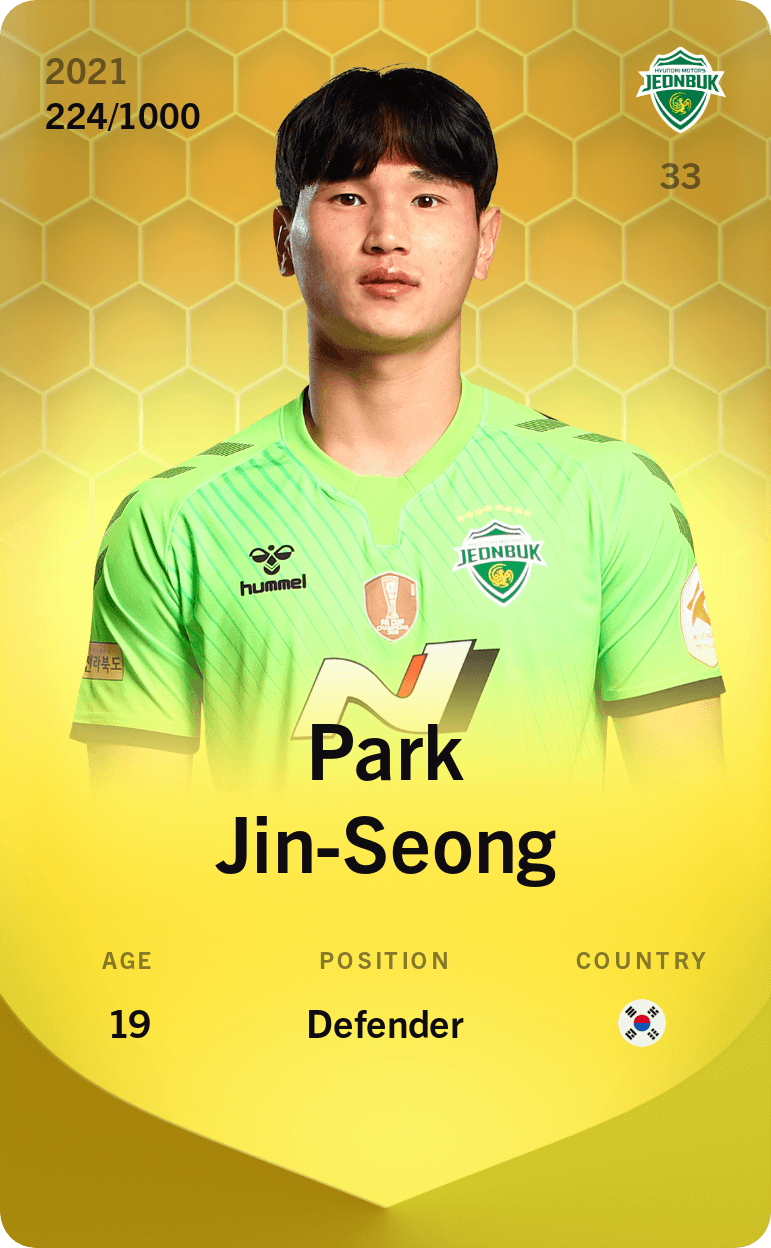Park Jin-Seong 2021-22 • Limited 224/1000