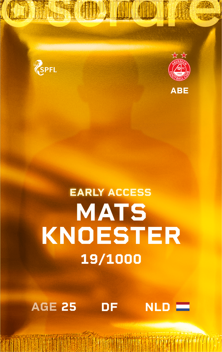 Mats Knoester 2024-25 • Limited 19/1000
