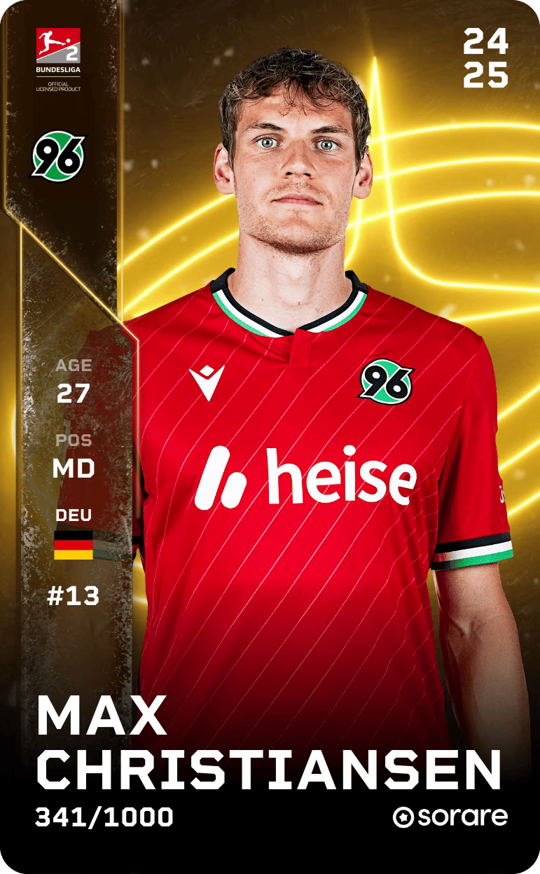 Max Christiansen 2024-25 • Limited 341/1000