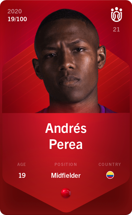 Andrés Perea 2020-21 • Rare 19/100