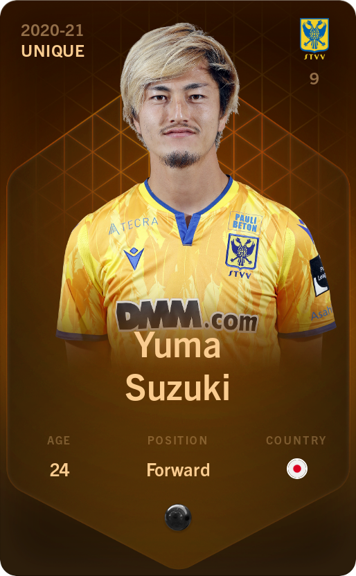 Sorare - Sorare Official - Yuma Suzuki 2020-21 • Unique - NFT # 89150859749686417412214705083567900301205128046311997519591918415128961478047