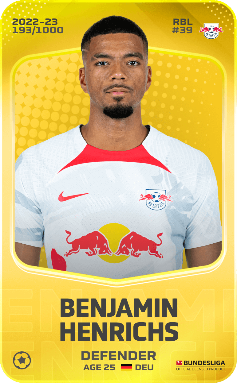 Benjamin Henrichs 2022-23 • Limited 193/1000
