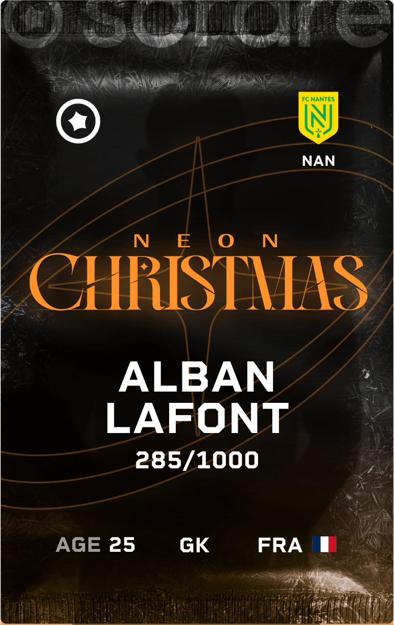Alban Lafont 2024-25 • Limited 285/1000