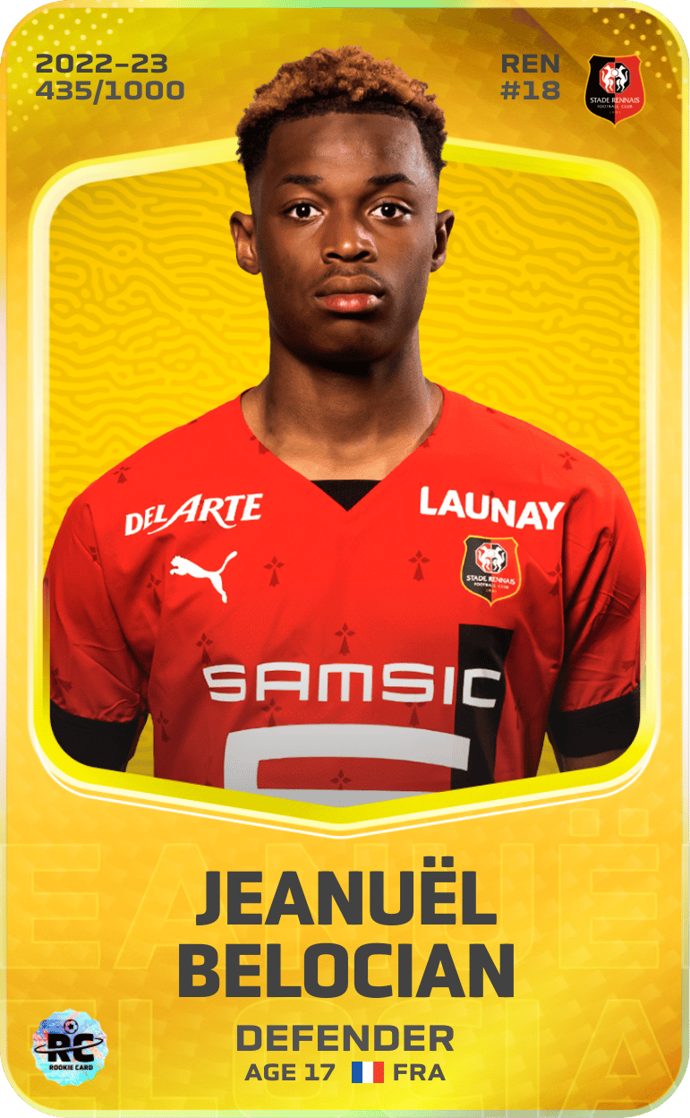 Jeanuël Belocian 2022-23 • Limited 435/1000