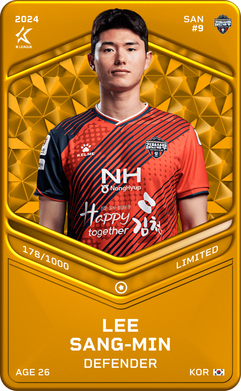 Lee Sang-Min 2024-25 • Limited 178/1000
