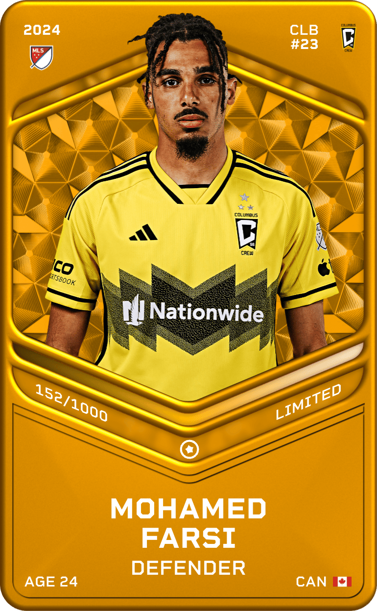 Mohamed Farsi 2024-25 • Limited 152/1000