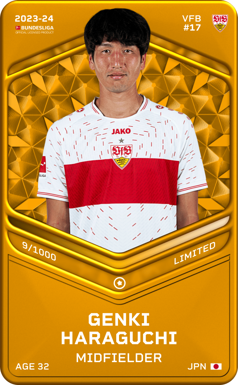 Genki Haraguchi 2023-24 • Limited 9/1000