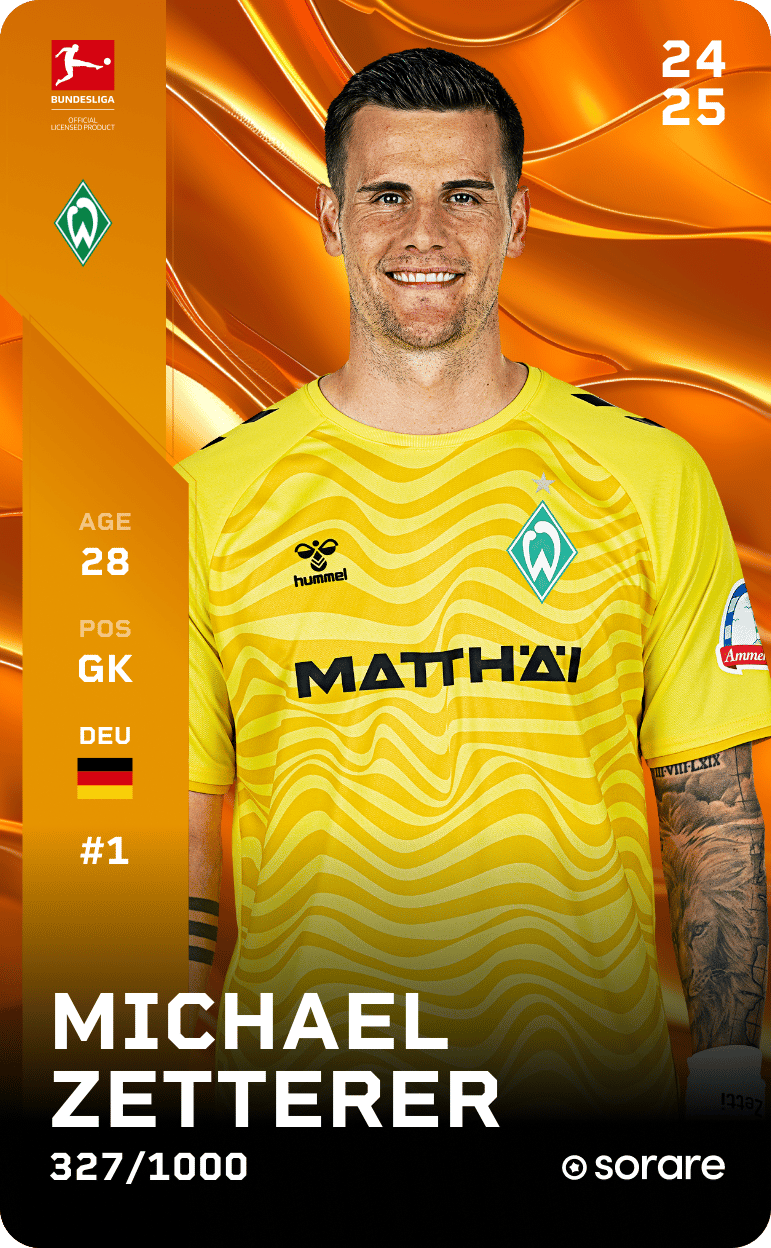Michael Zetterer 2024-25 • Limited 327/1000