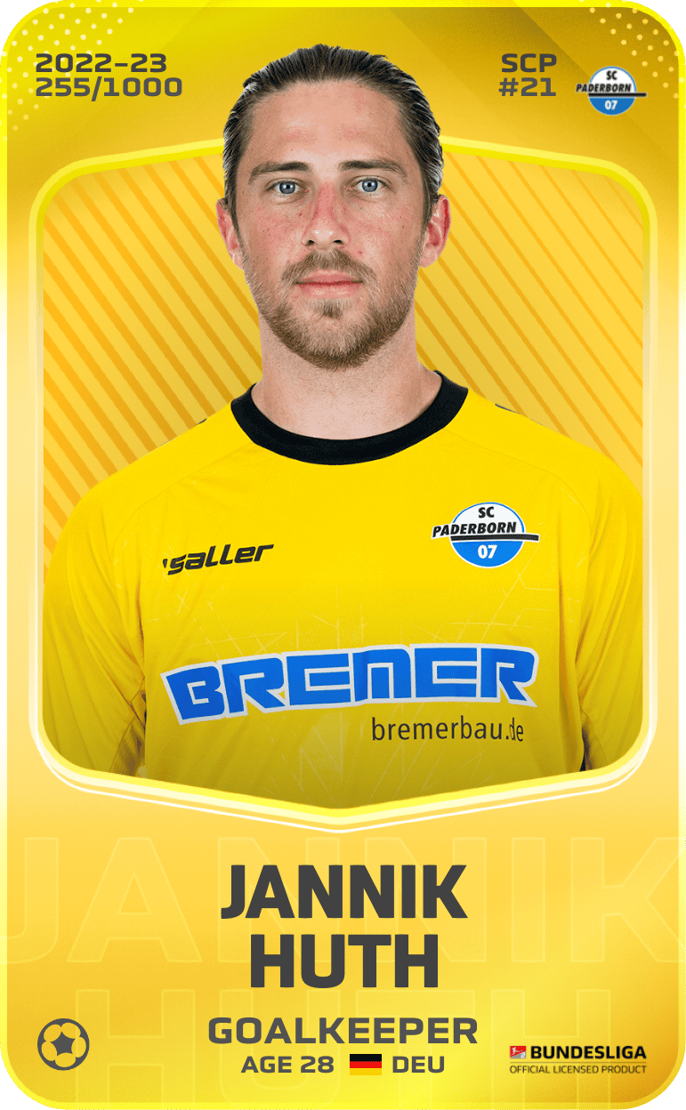 Jannik Huth 2022-23 • Limited 255/1000