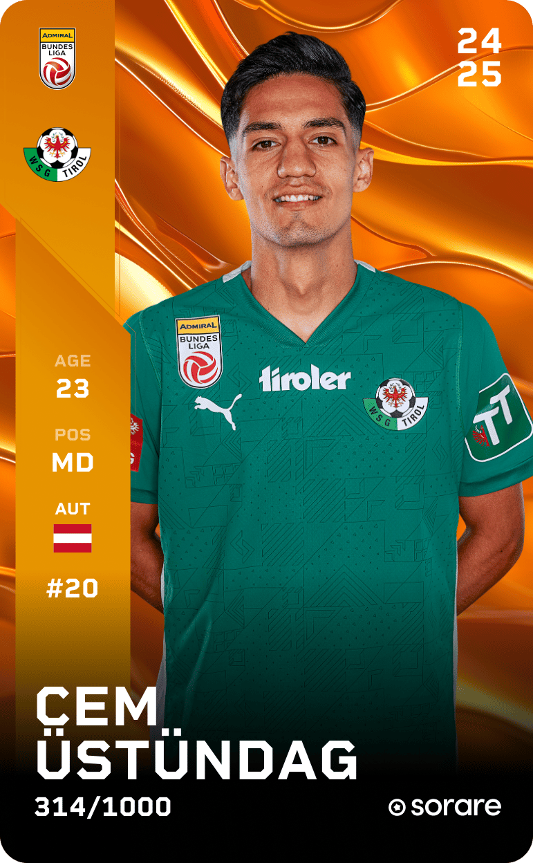 Cem Üstündag 2024-25 • Limited 314/1000