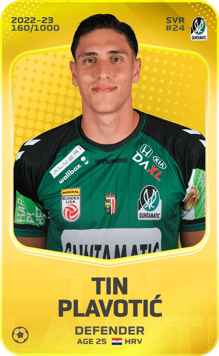 Tin Plavotić 2022-23 • Limited 160/1000