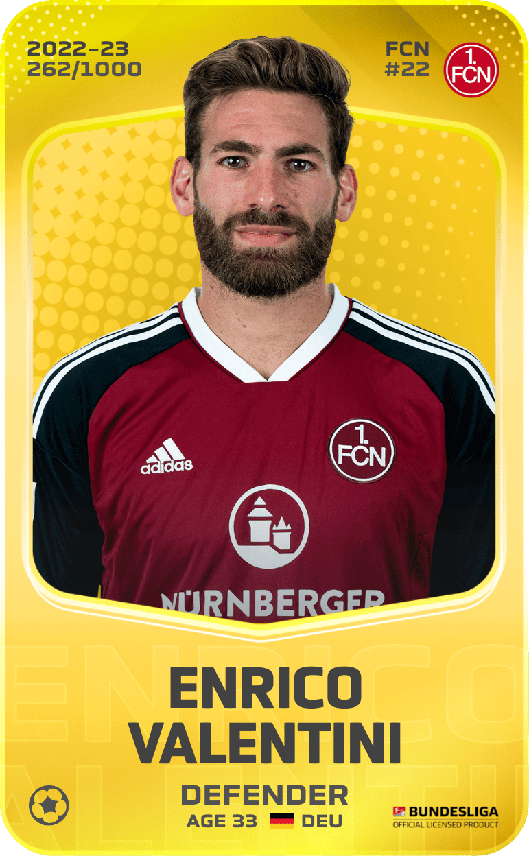 Enrico Valentini 2022-23 • Limited 262/1000