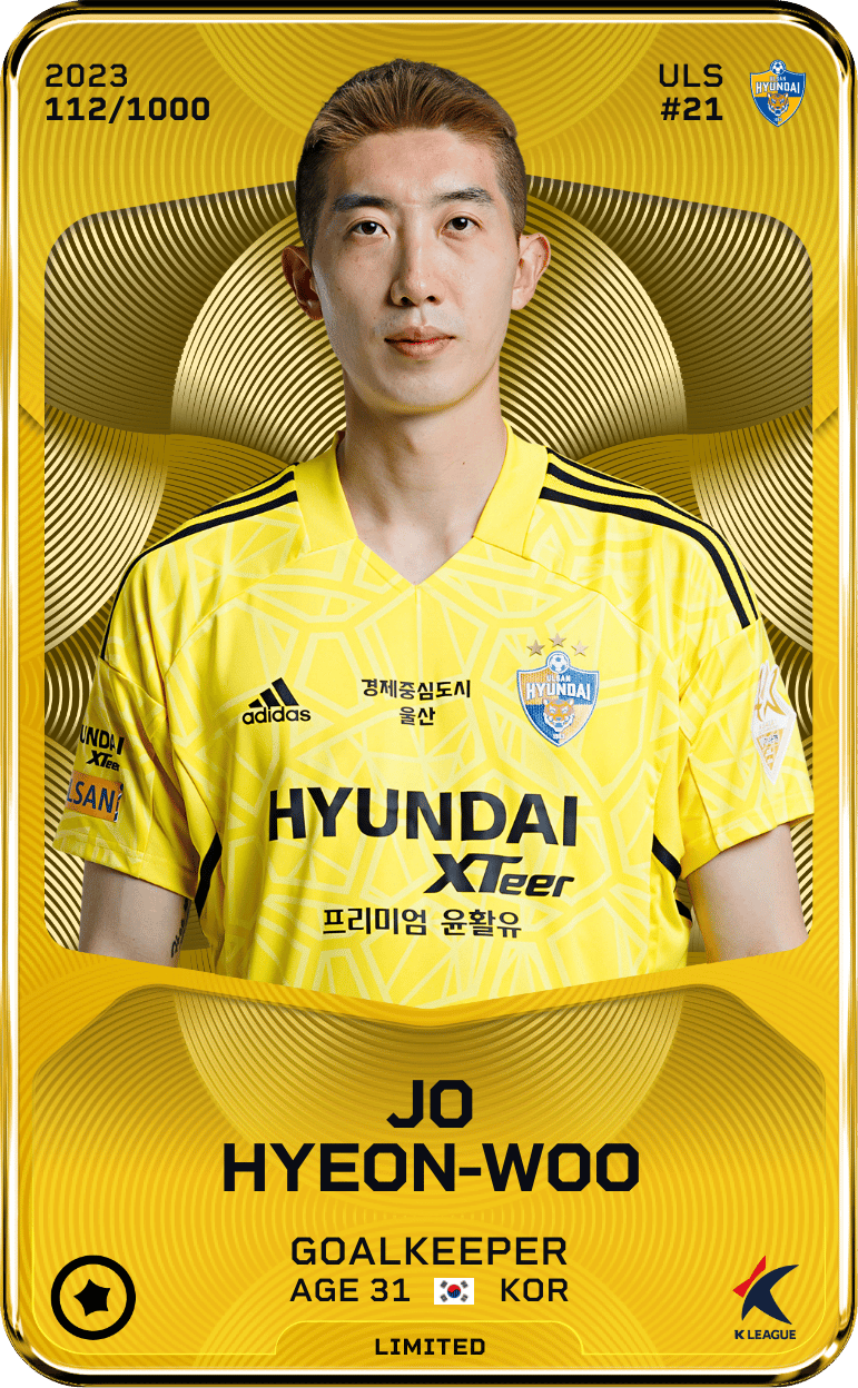 Jo Hyeon-Woo 2023-24 • Limited 112/1000