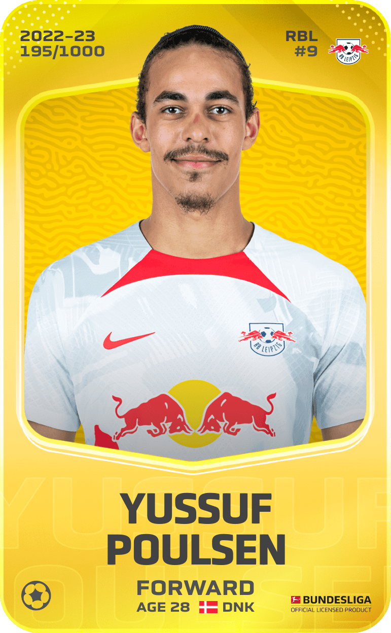 Yussuf Poulsen 2022-23 • Limited 195/1000