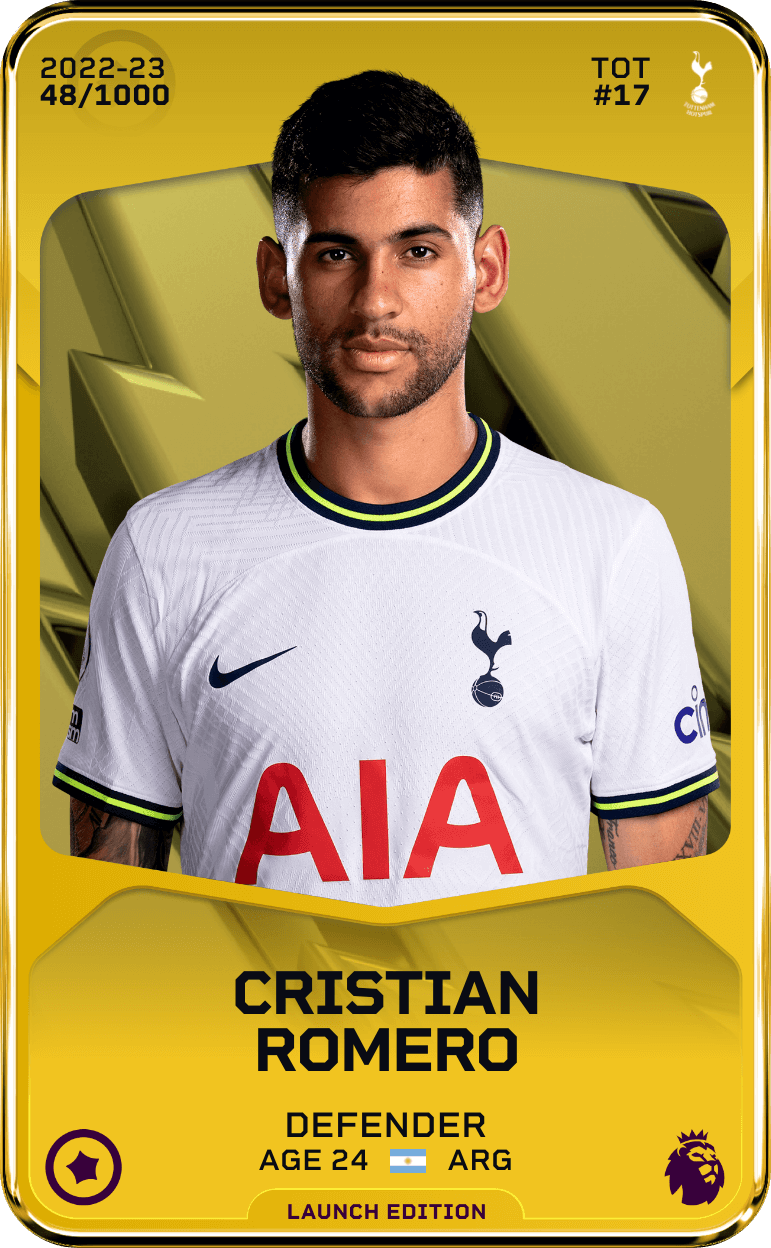 Cristian Romero 2022-23 • Limited 48/1000