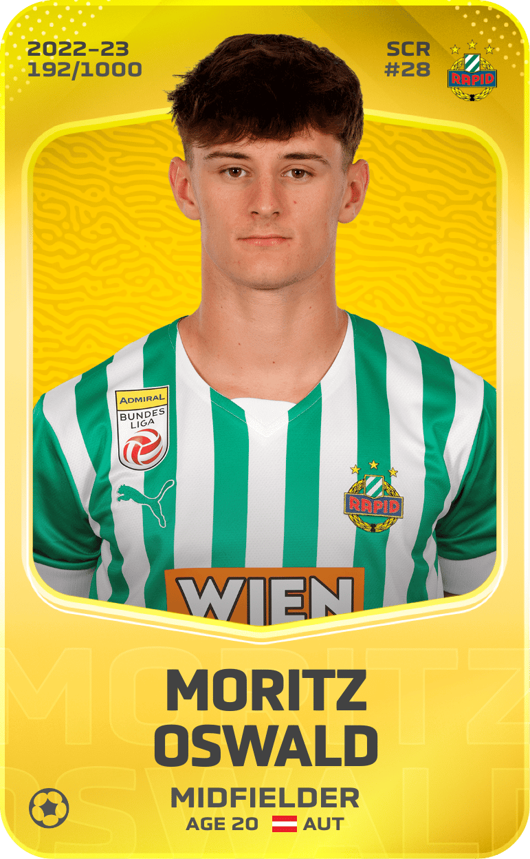 Moritz Oswald 2022-23 • Limited 192/1000