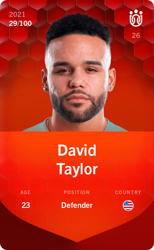 Sorare - Sorare Official - David Taylor 2021-22 • Rare 29/100 - NFT # 105520986006380905184766352765121325110616101406984146746356503253638579961278