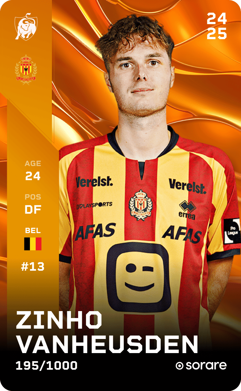 Zinho Vanheusden 2024-25 • Limited 195/1000