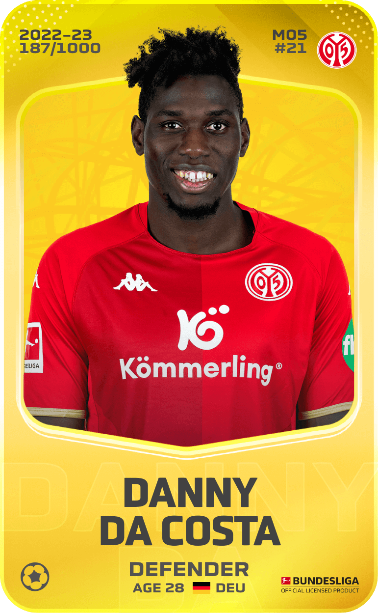 Danny da Costa 2022-23 • Limited 187/1000