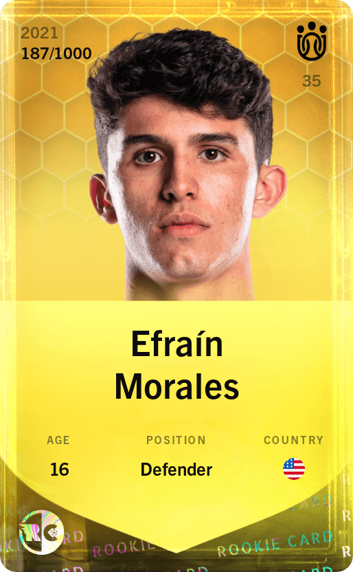 Efraín Morales 2021-22 • Limited 187/1000