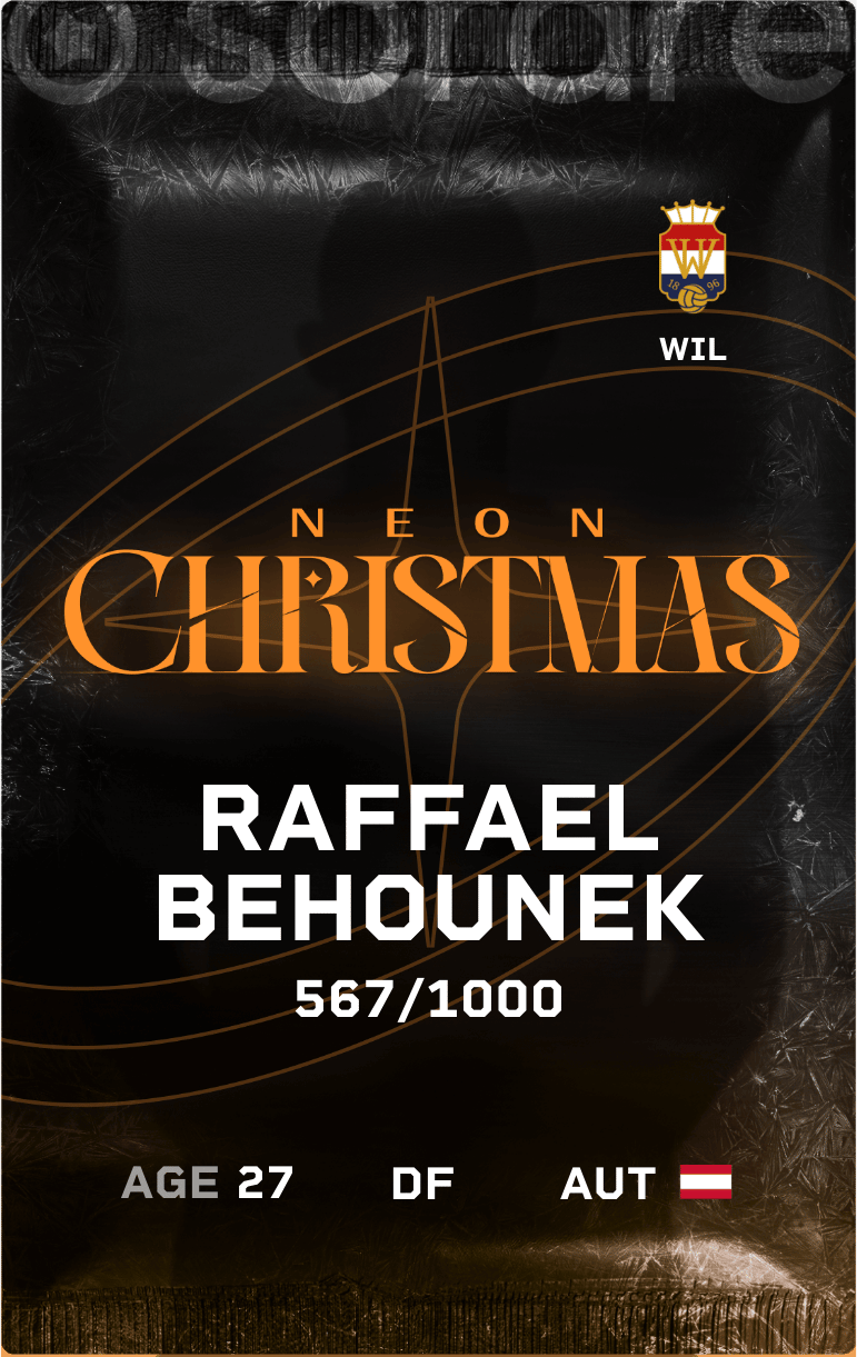 Raffael Behounek 2024-25 • Limited 567/1000