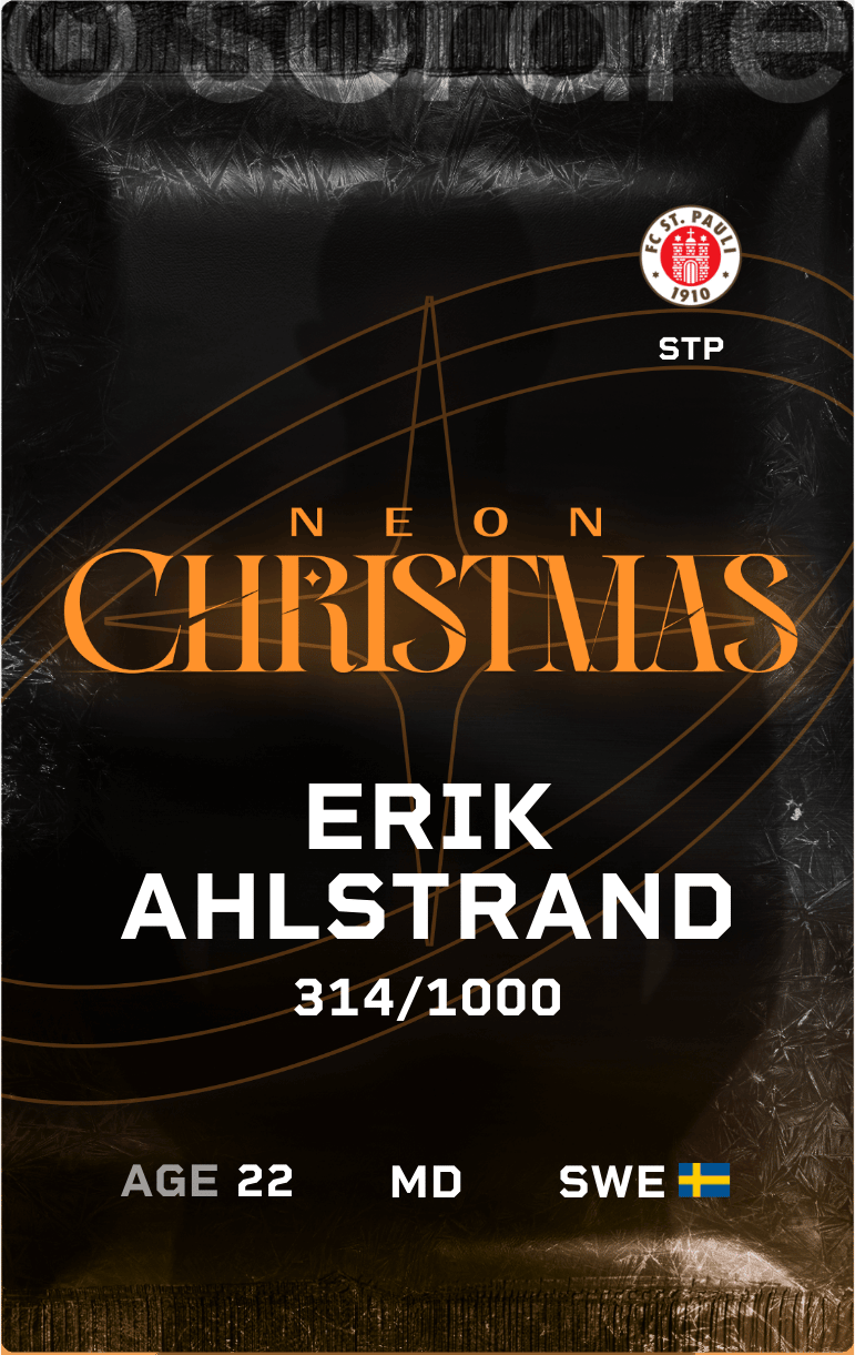 Erik Ahlstrand 2024-25 • Limited 314/1000