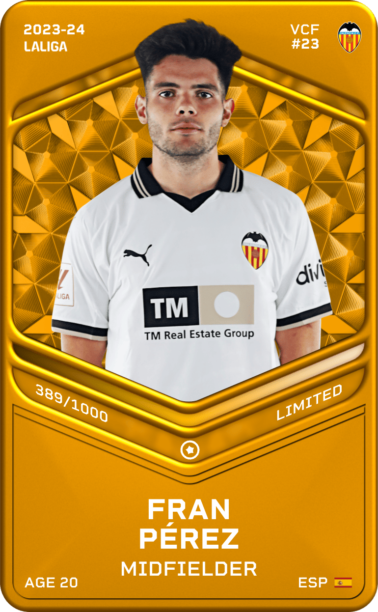 Fran Pérez 2023-24 • Limited 389/1000
