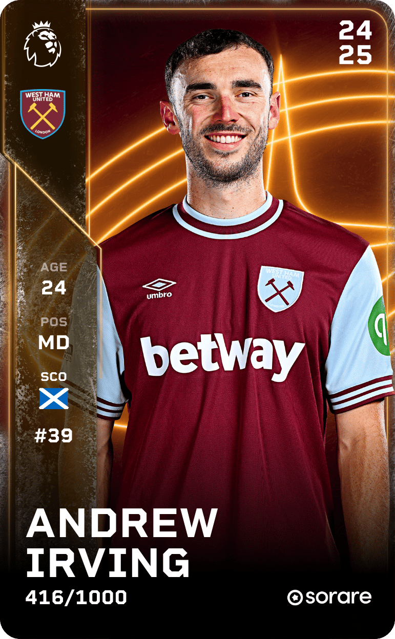 Andrew Irving 2024-25 • Limited 416/1000